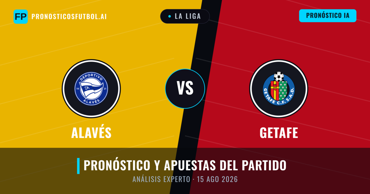 Alavés vs Getafe — pronóstico y previa del partido