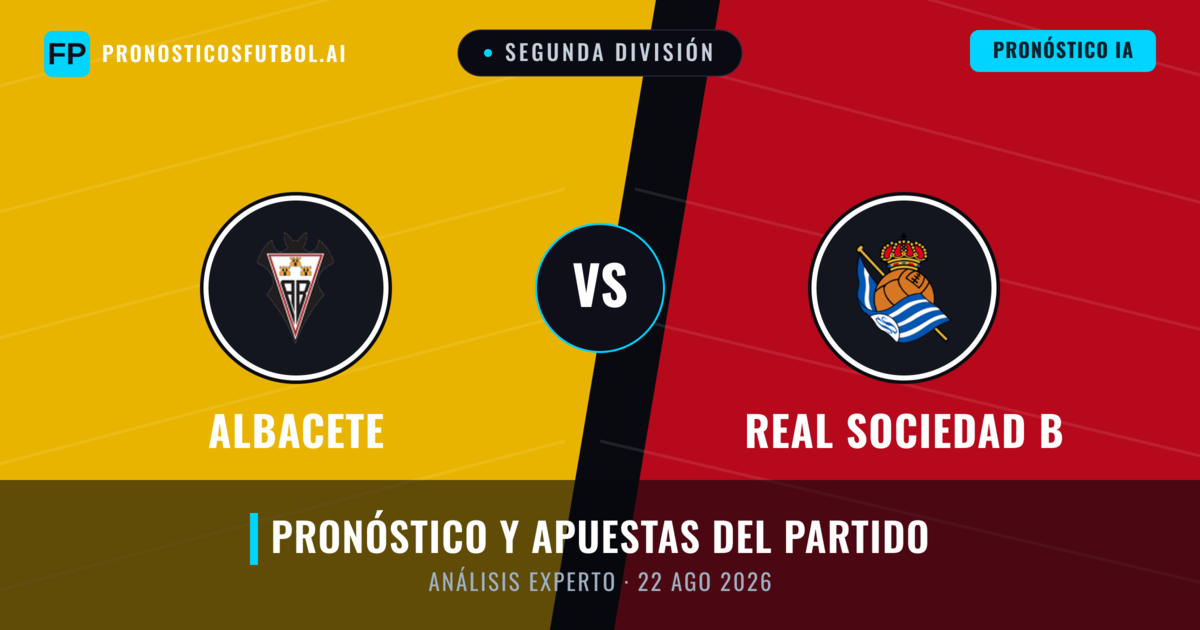 Albacete vs Real Sociedad B — pronóstico y previa del partido