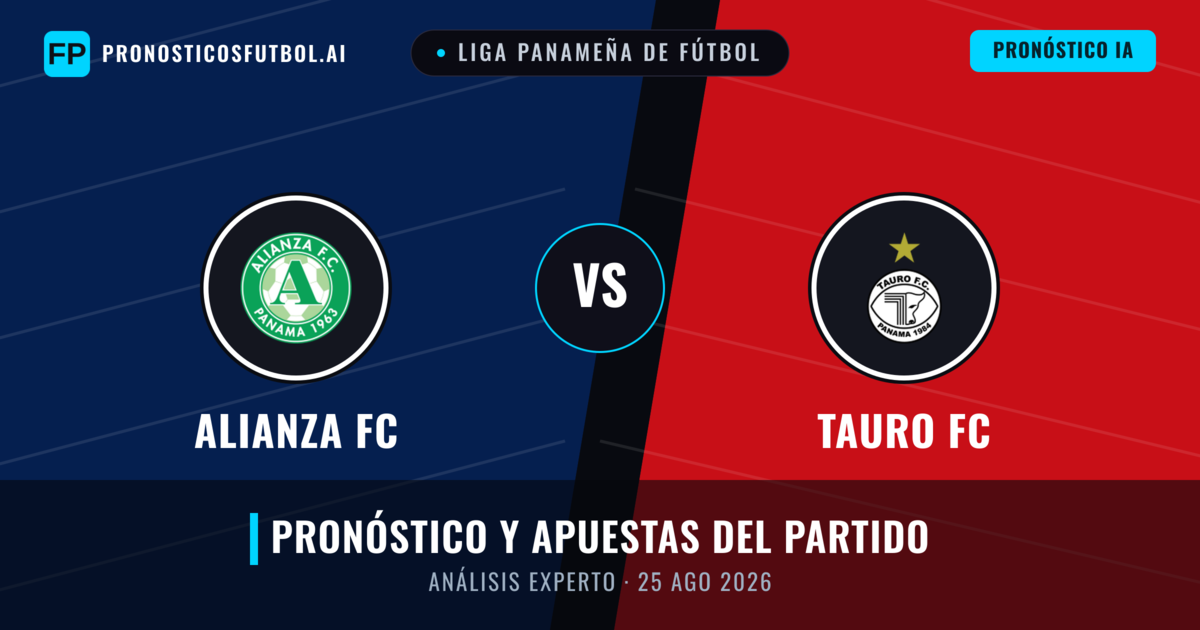 Alianza FC vs Tauro FC — pronóstico y previa del partido