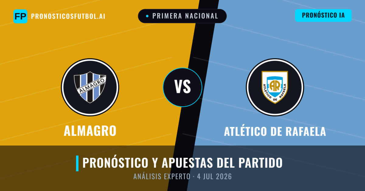Almagro vs Atlético de Rafaela — pronóstico y previa del partido