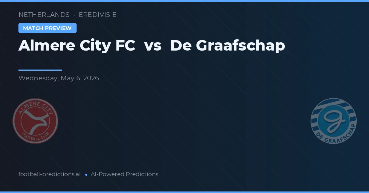 Almere City vs De Graafschap — pronóstico y previa del partido