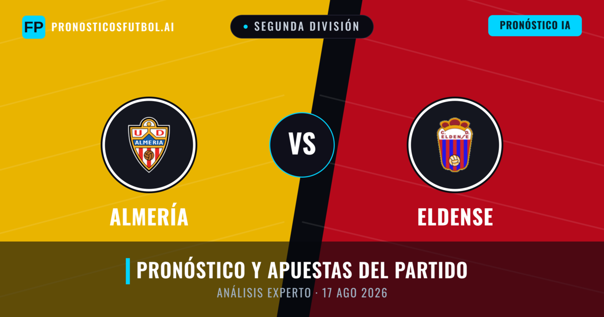 Almería vs Eldense — pronóstico y previa del partido