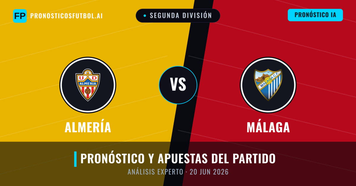 Almería vs Málaga — pronóstico y previa del partido