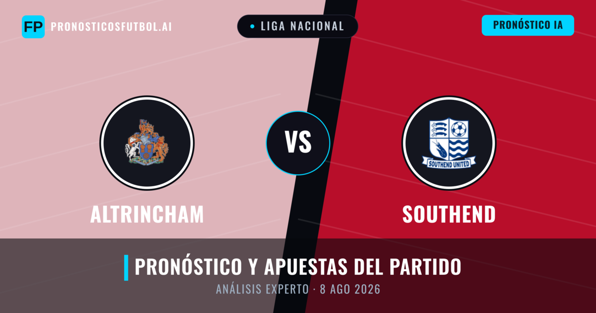 Altrincham vs Southend — pronóstico y previa del partido