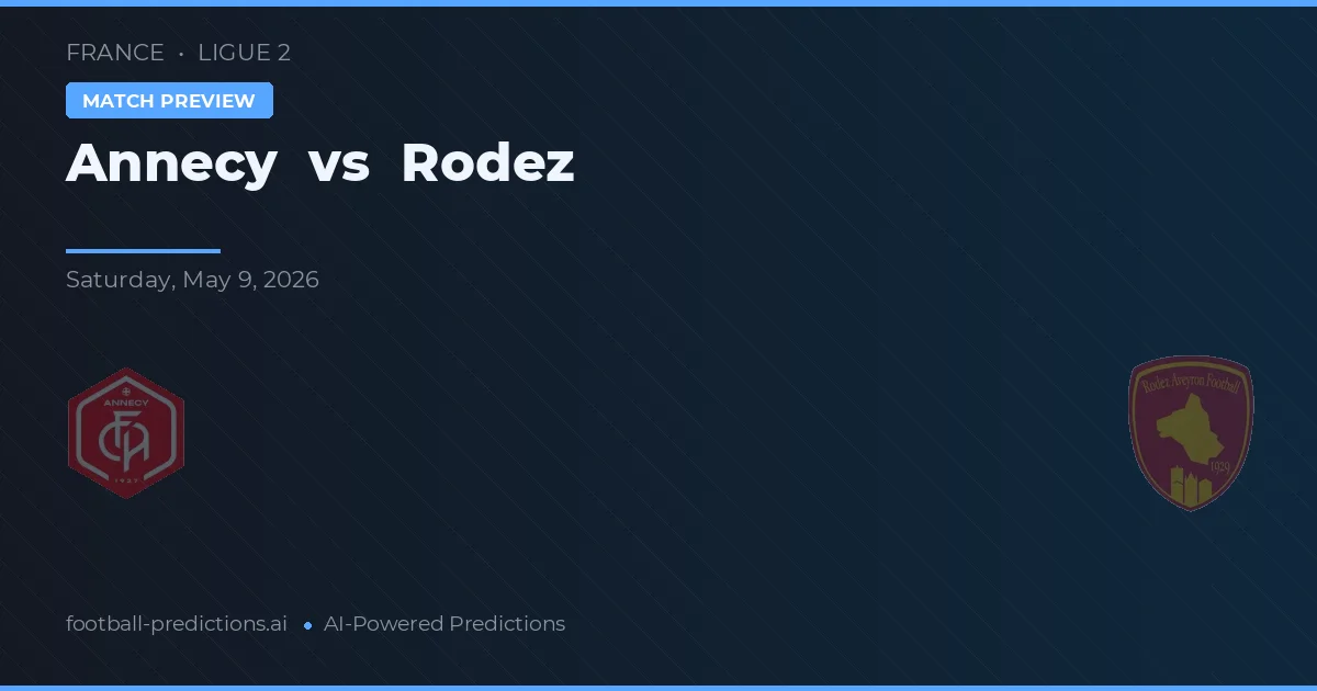 Annecy vs Rodez — pronóstico y previa del partido