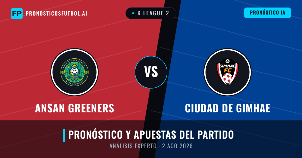 Ansan Greeners vs Ciudad de Gimhae — pronóstico y previa del partido