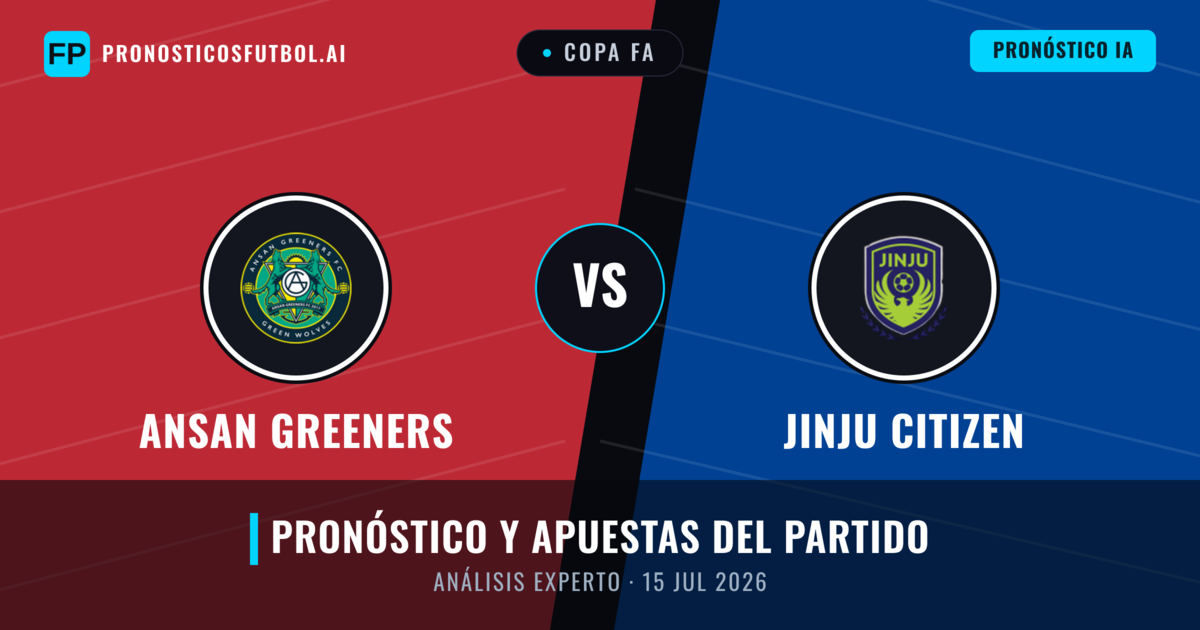 Ansan Greeners vs Jinju Citizen — pronóstico y previa del partido