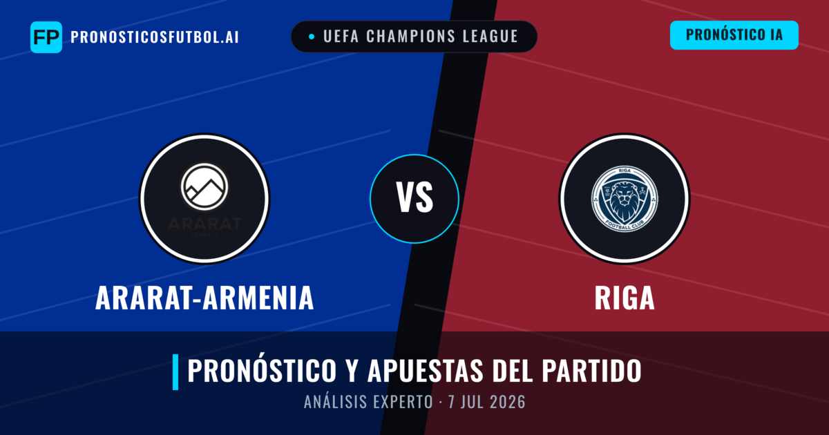 Ararat-Armenia vs Riga — pronóstico y previa del partido