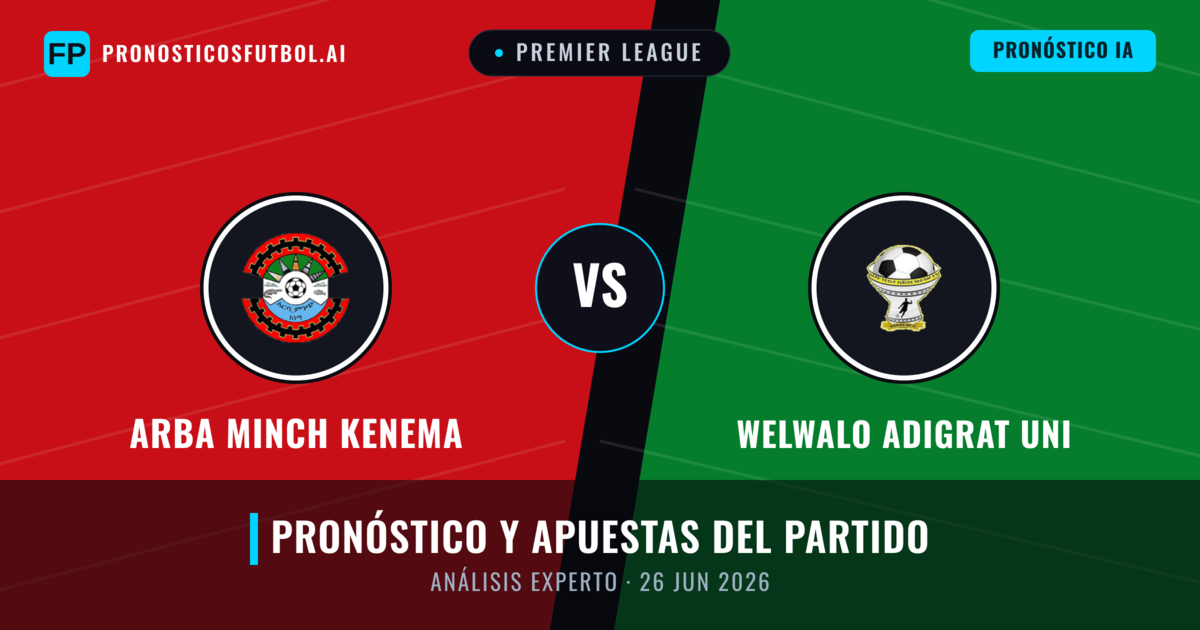 Arba Minch Kenema vs Welwalo Adigrat Uni — pronóstico y previa del partido