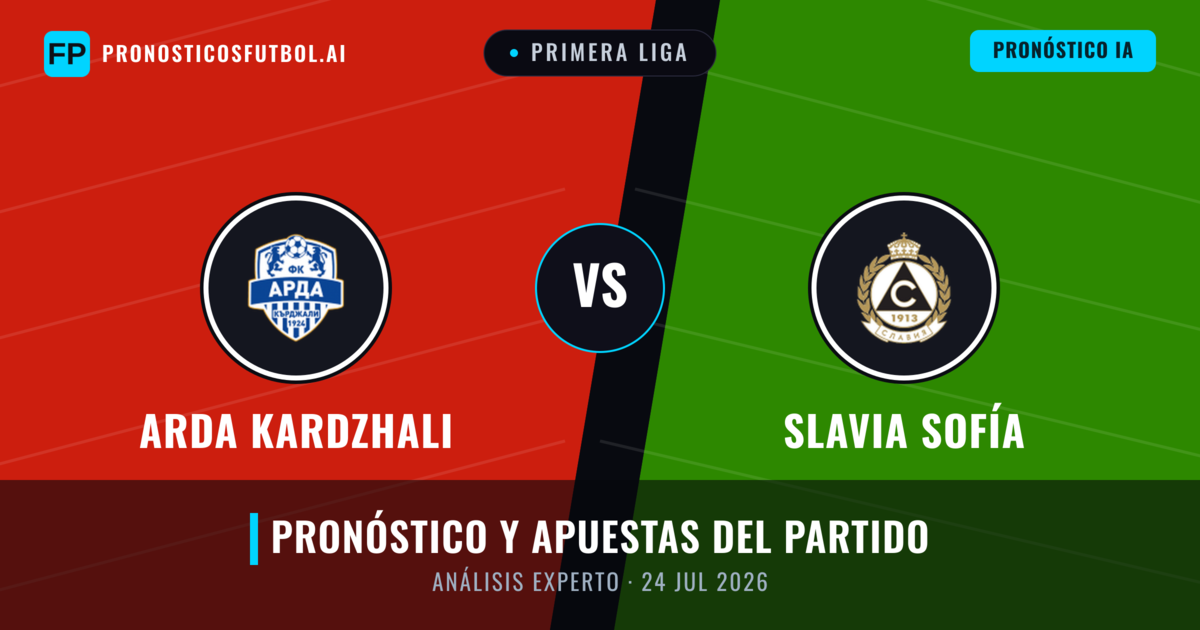 Arda Kardzhali vs Slavia Sofía — pronóstico y previa del partido