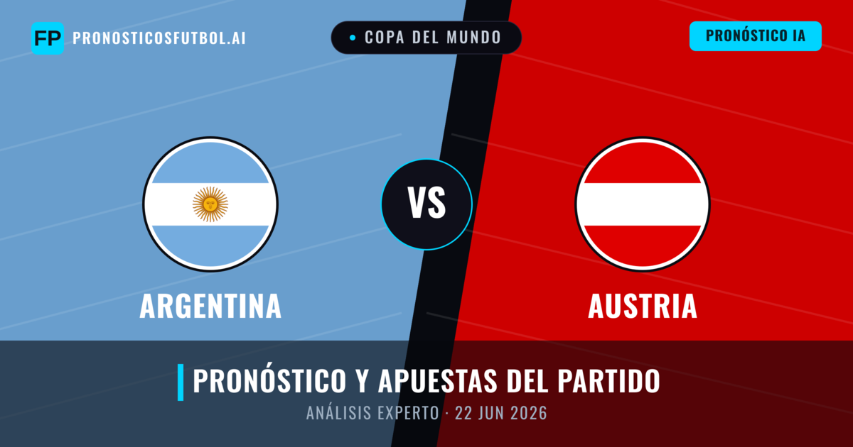 Argentina vs Austria — pronóstico y previa del partido