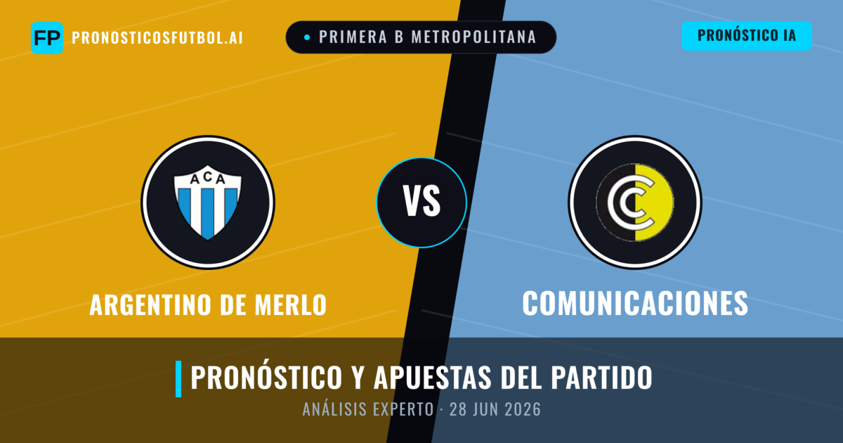 Argentino de Merlo vs Comunicaciones — pronóstico y previa del partido
