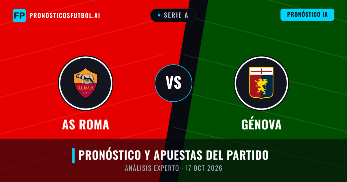 AS Roma vs Génova — pronóstico y previa del partido