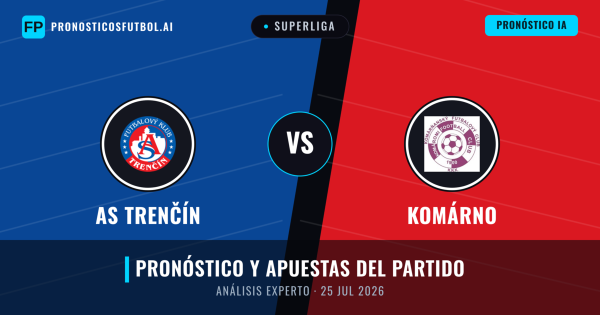 AS Trenčín vs Komárno — pronóstico y previa del partido