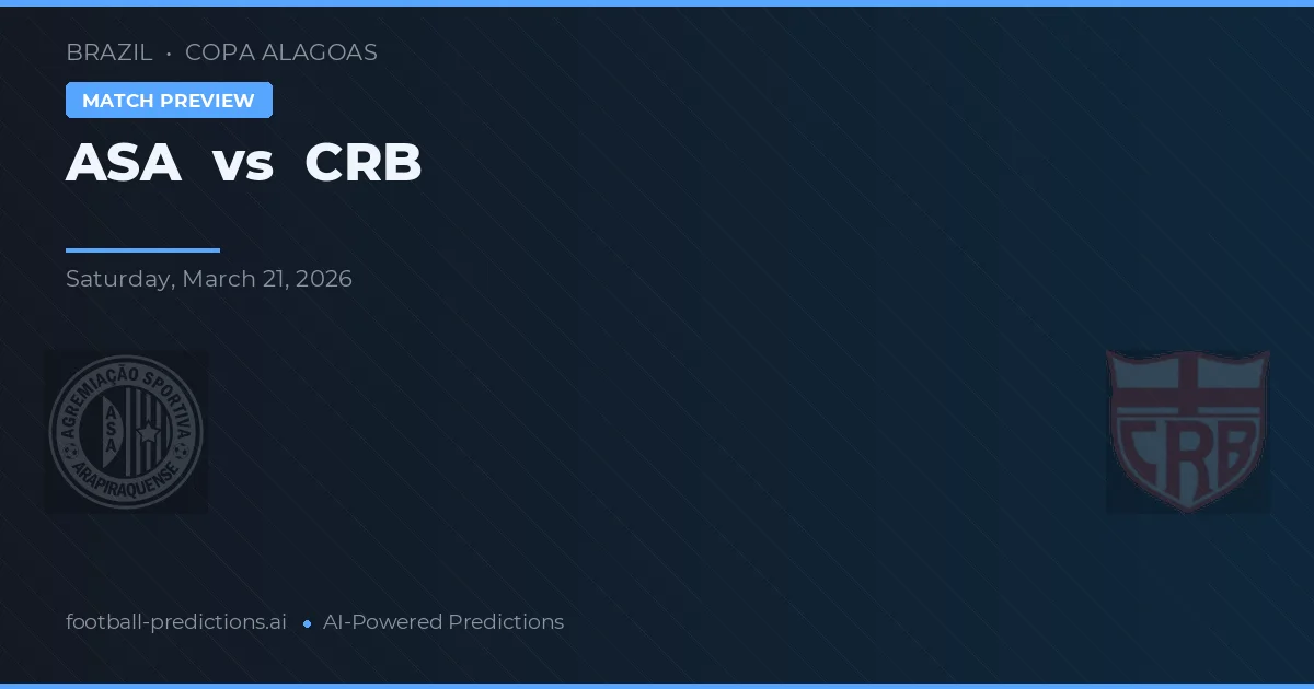 ASA vs CRB — pronóstico y previa del partido
