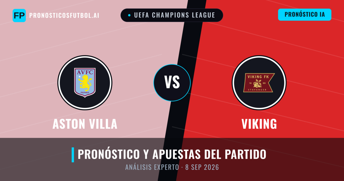 Aston Villa vs Viking — pronóstico y previa del partido