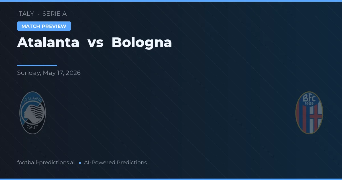 Atalanta vs Bologna — pronóstico y previa del partido