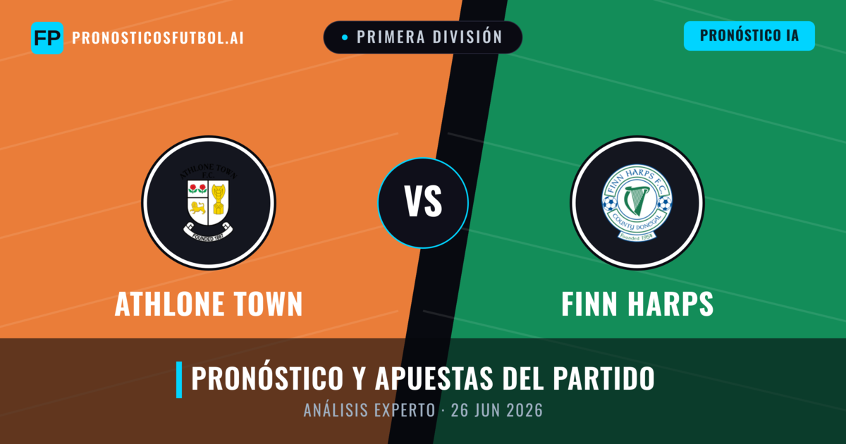 Athlone Town vs Finn Harps — pronóstico y previa del partido