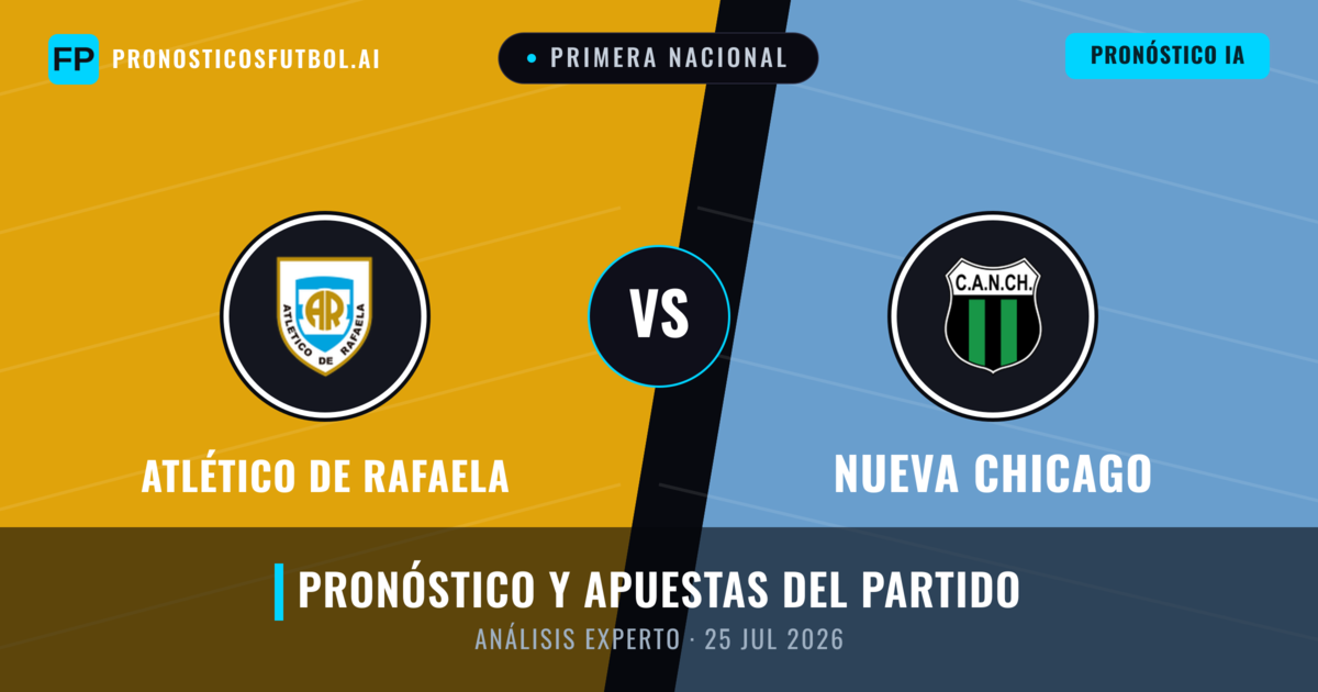 Atlético de Rafaela vs Nueva Chicago — pronóstico y previa del partido