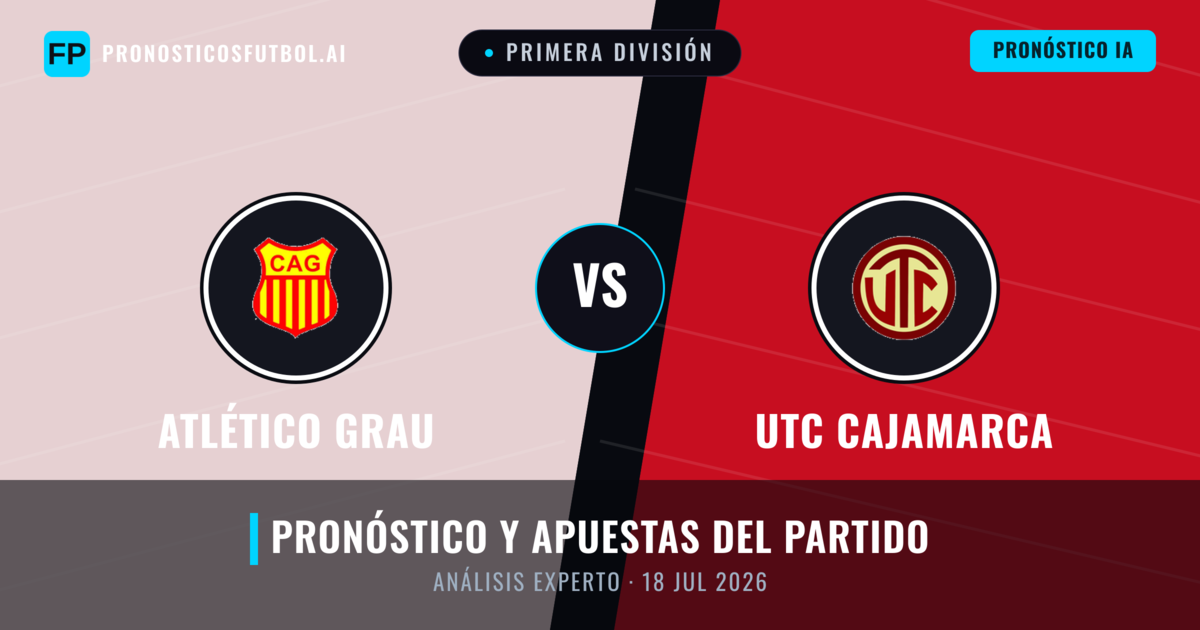 Atlético Grau vs UTC Cajamarca — pronóstico y previa del partido