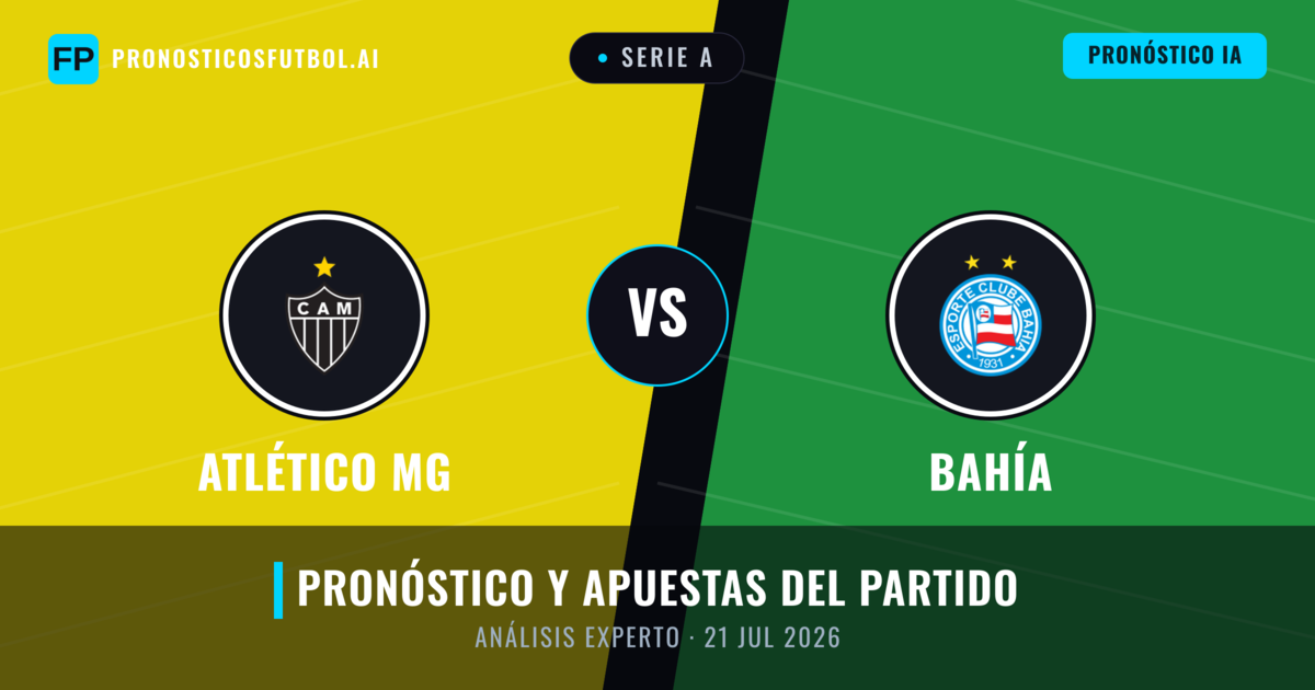 Atlético MG vs Bahía — pronóstico y previa del partido