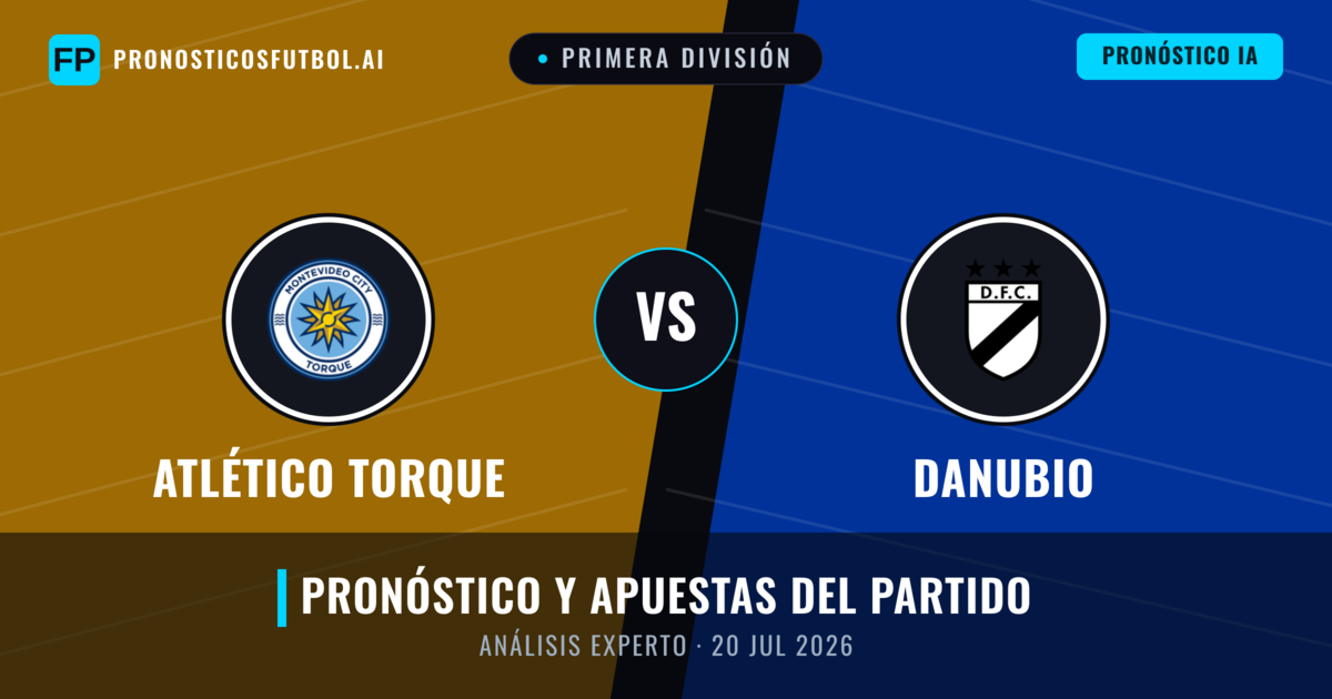 Atlético Torque vs Danubio — pronóstico y previa del partido
