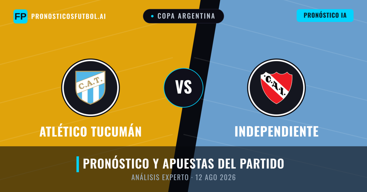 Atlético Tucumán vs Independiente — pronóstico y previa del partido