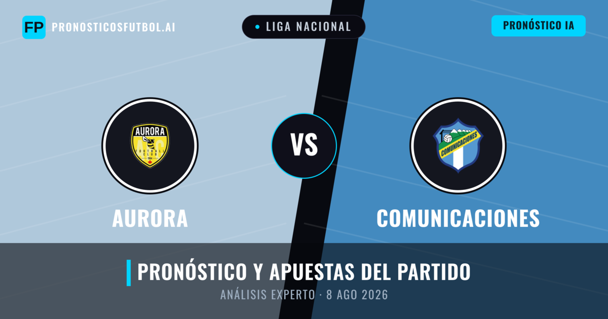 Aurora vs Comunicaciones — pronóstico y previa del partido
