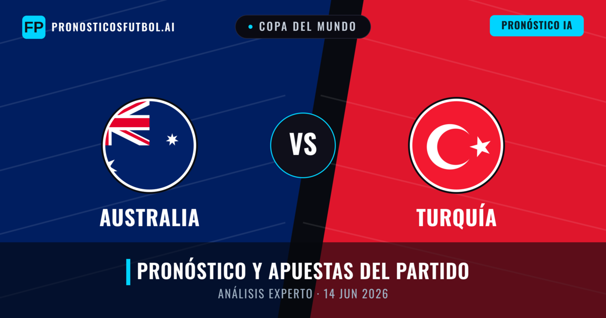 Australia vs Turquía — pronóstico y previa del partido