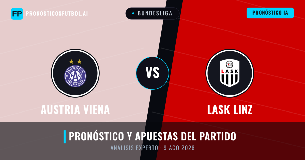 Austria Viena vs LASK Linz — pronóstico y previa del partido