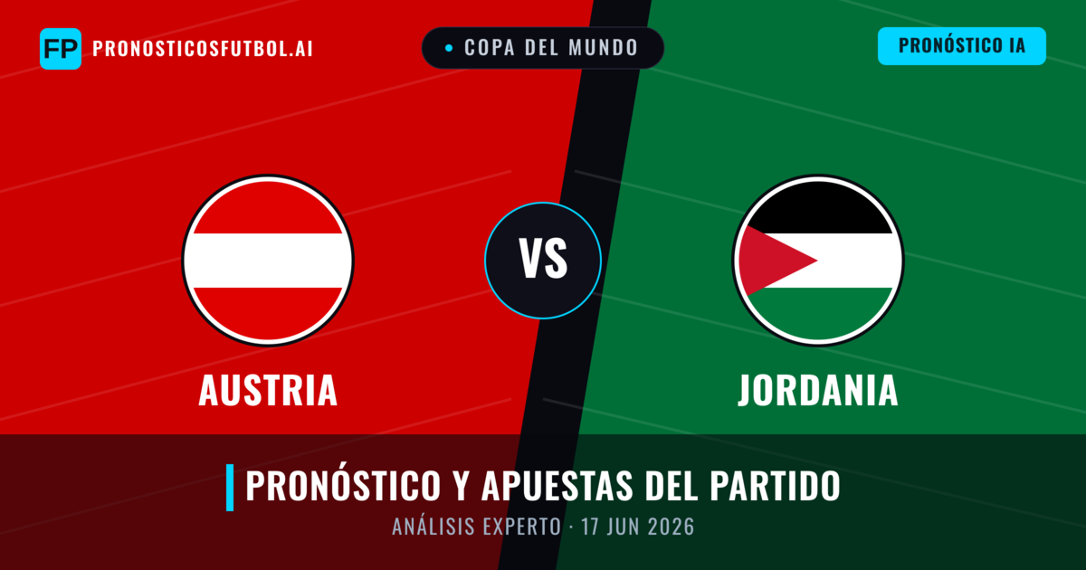 Austria vs Jordania — pronóstico y previa del partido