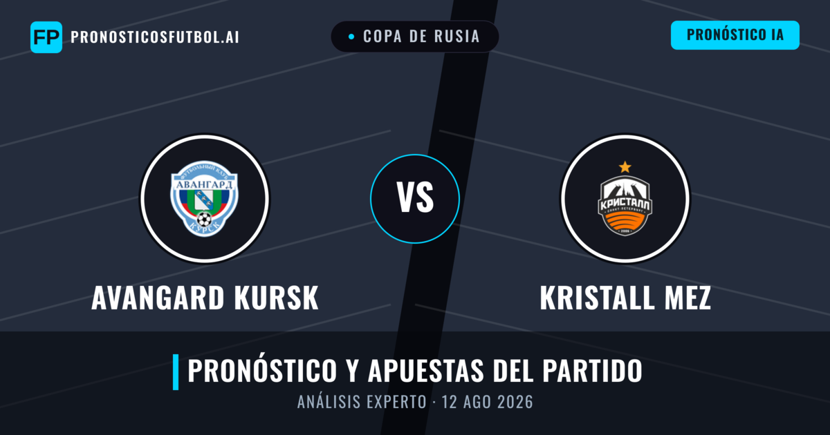 Avangard Kursk vs Kristall MEZ — pronóstico y previa del partido