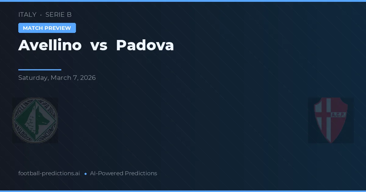 Avellino vs Padua — pronóstico y previa del partido