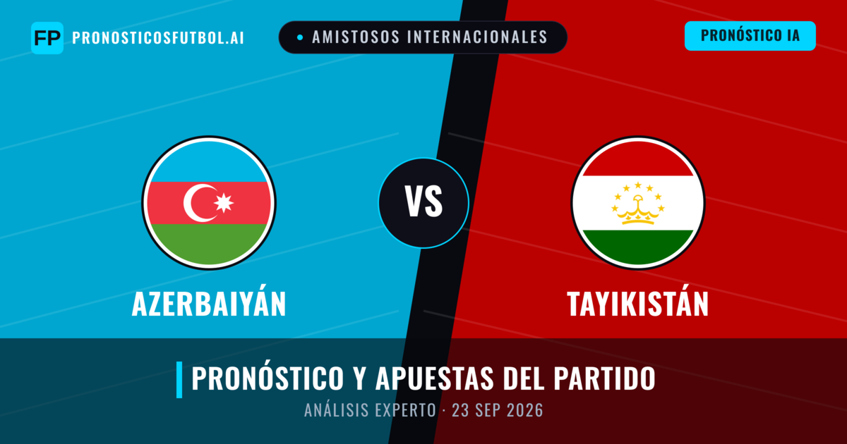 Azerbaiyán vs Tayikistán — pronóstico y previa del partido