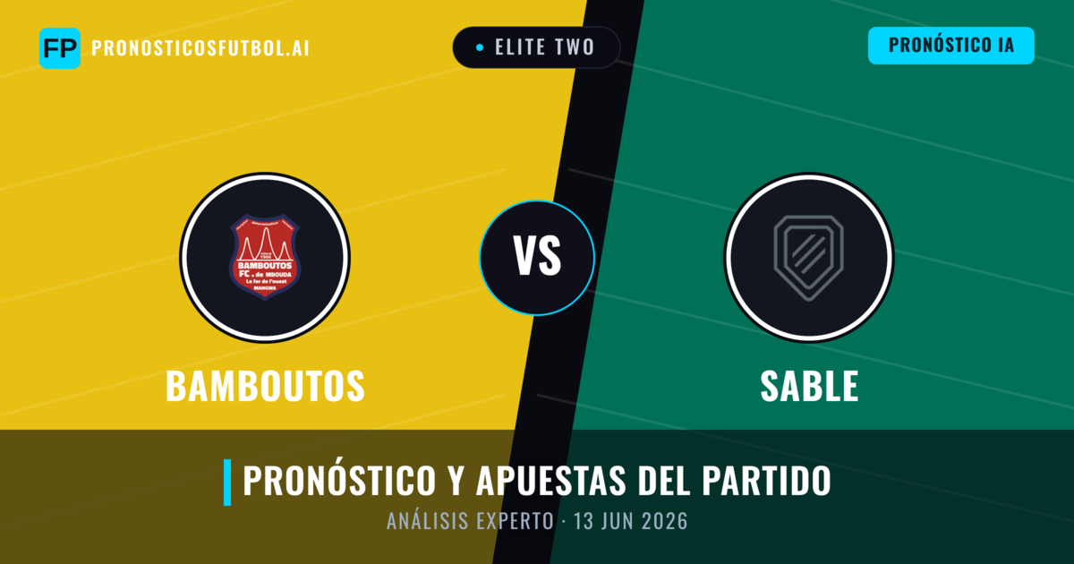 Bamboutos vs Sable — pronóstico y previa del partido