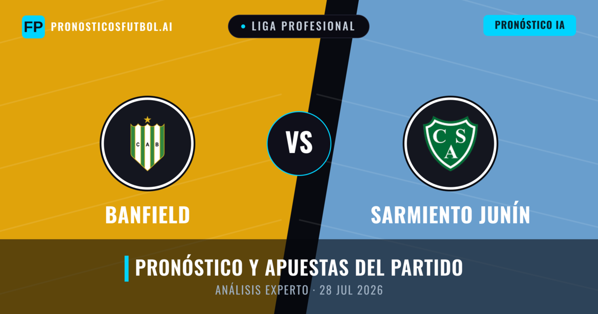 Banfield vs Sarmiento Junín — pronóstico y previa del partido