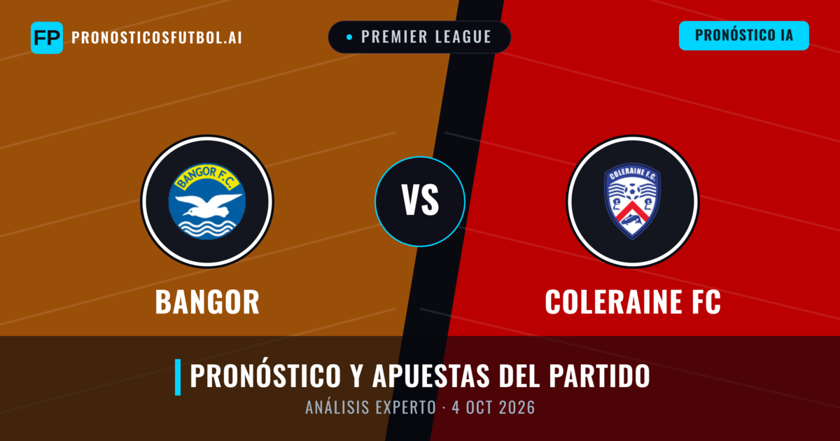 Bangor vs Coleraine FC — pronóstico y previa del partido