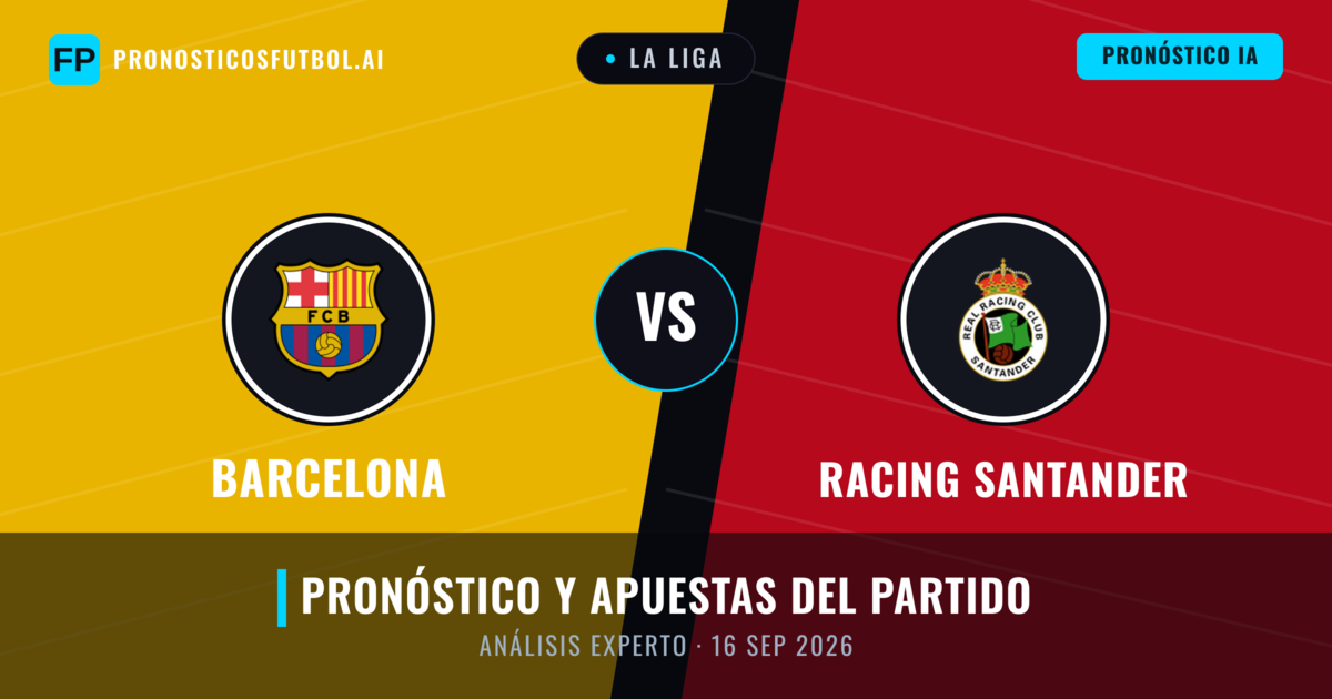 Barcelona vs Racing Santander — pronóstico y previa del partido