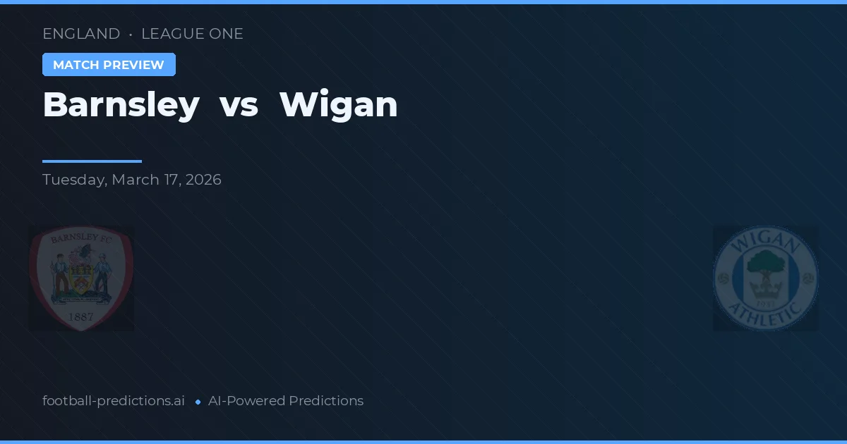 Barnsley vs Wigan — pronóstico y previa del partido