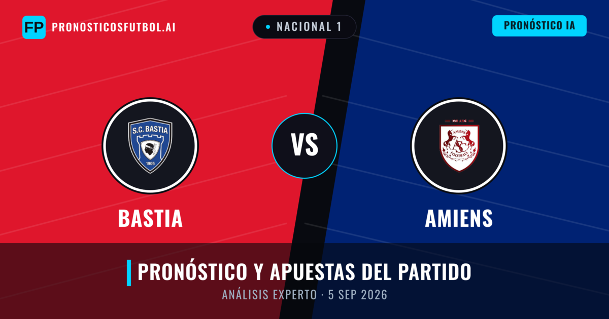 Bastia vs Amiens — pronóstico y previa del partido