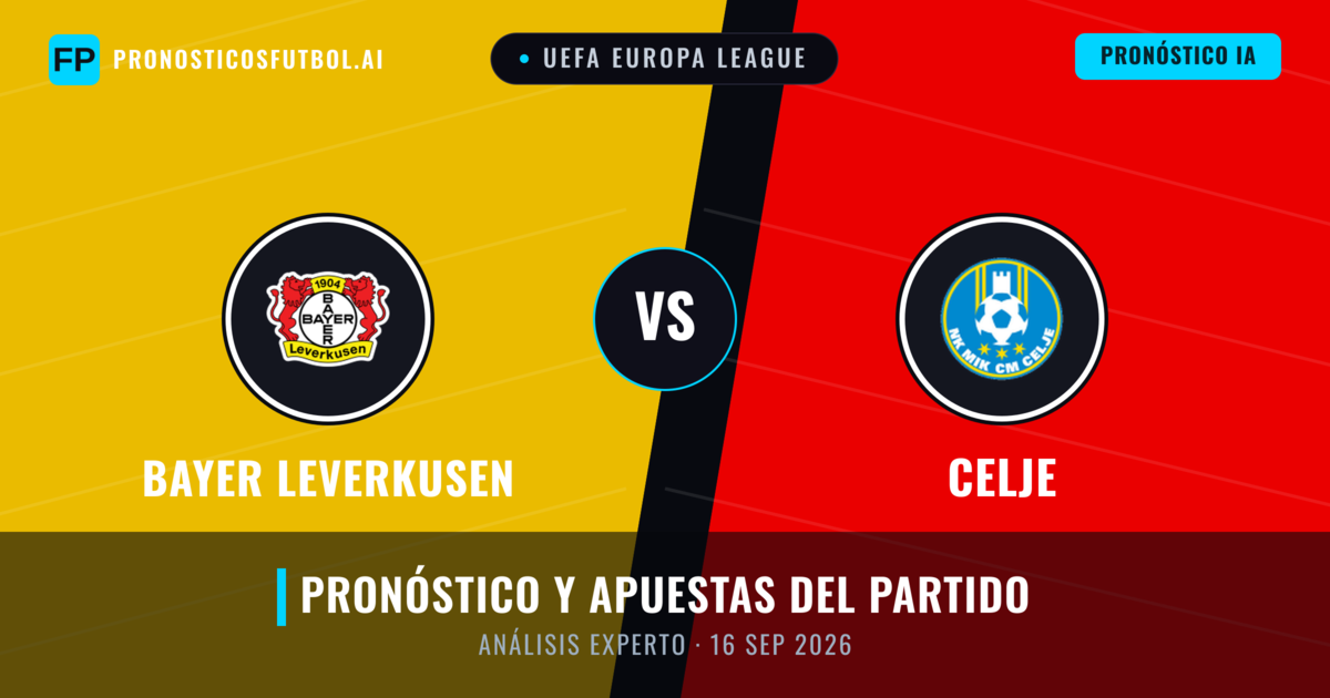 Bayer Leverkusen vs Celje — pronóstico y previa del partido