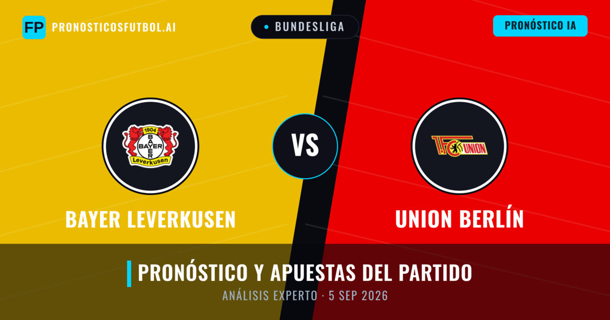 Bayer Leverkusen vs Union Berlín — pronóstico y previa del partido