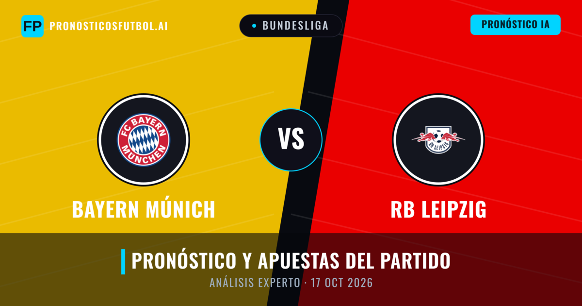 Bayern Múnich vs RB Leipzig — pronóstico y previa del partido
