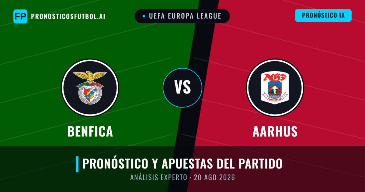 Benfica vs Aarhus — pronóstico y previa del partido