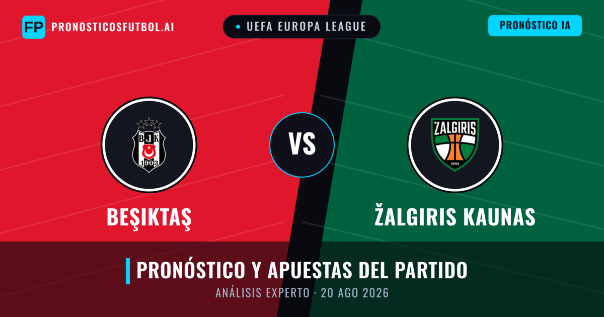 Beşiktaş vs Žalgiris Kaunas — pronóstico y previa del partido