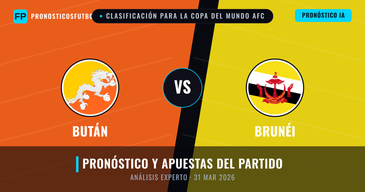 Bután vs Brunéi — pronóstico y previa del partido