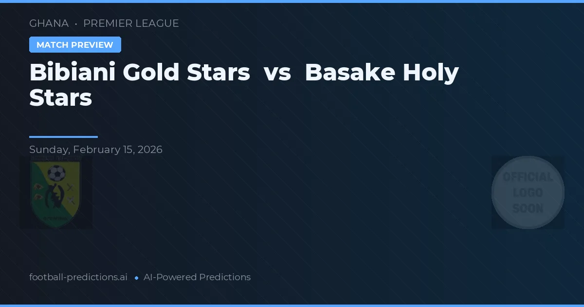 Bibiani Gold Stars vs Estrellas Sagradas Basake — pronóstico y previa del partido