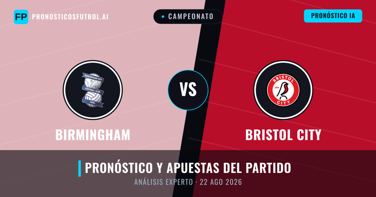 Birmingham vs Bristol City — pronóstico y previa del partido