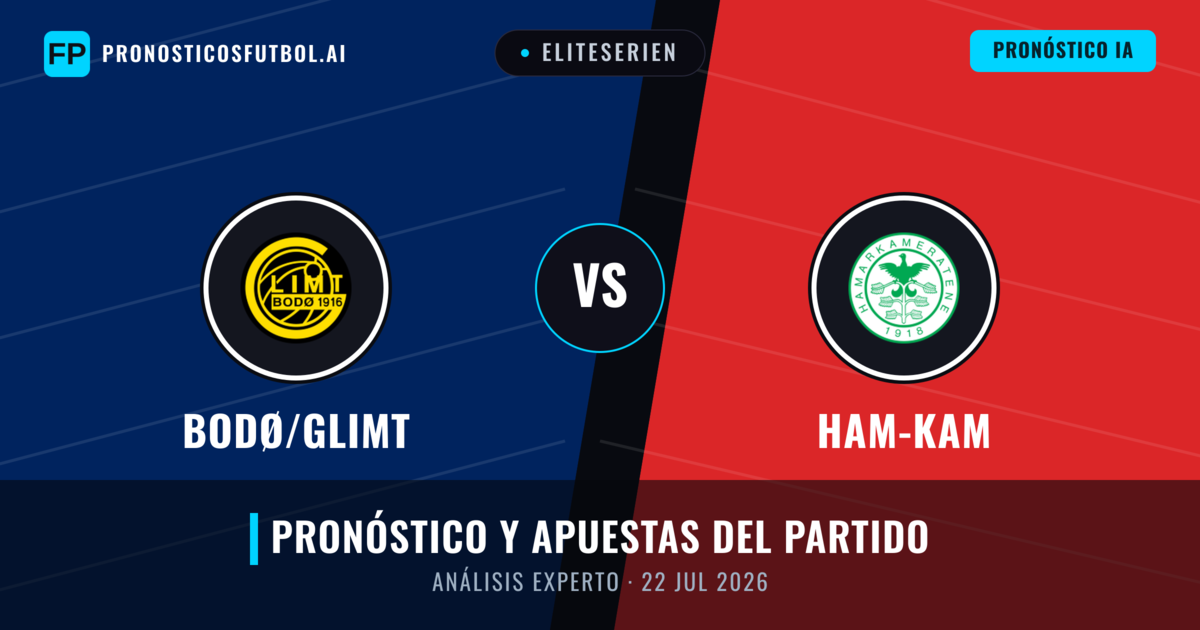 Bodø/Glimt vs Ham-Kam — pronóstico y previa del partido
