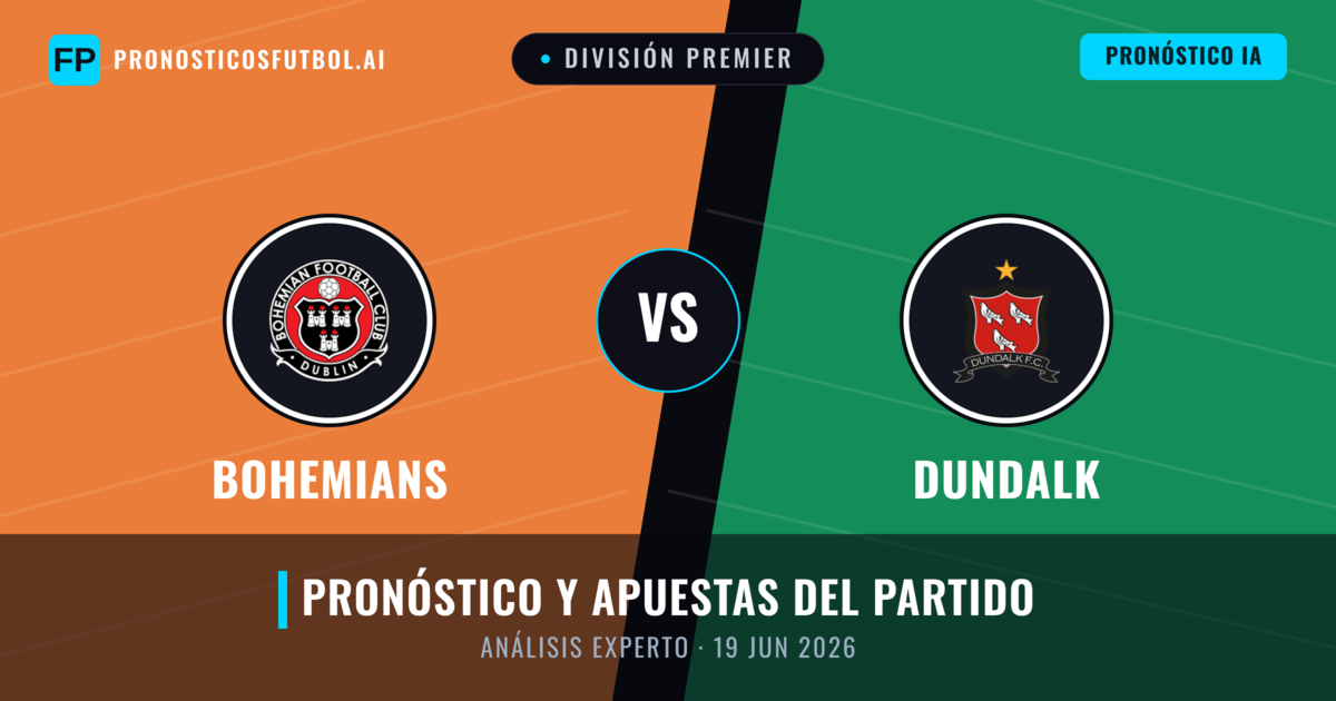 Bohemians vs Dundalk — pronóstico y previa del partido